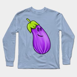 Eggplant Long Sleeve T-Shirt